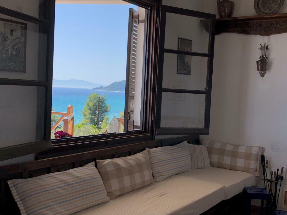 Unique Sea View House Villa Kalandra ภายนอก รูปภาพ