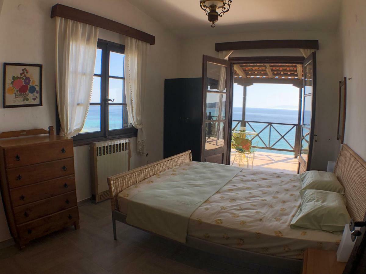 Unique Sea View House Villa Kalandra ภายนอก รูปภาพ