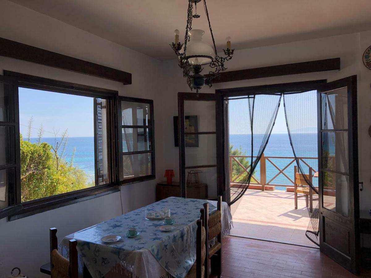 Unique Sea View House Villa Kalandra ภายนอก รูปภาพ