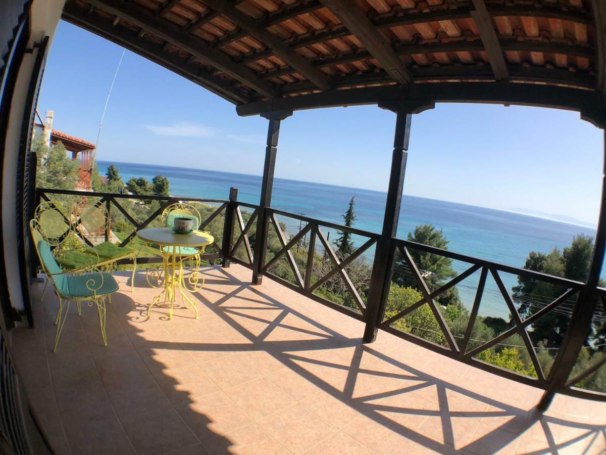 Unique Sea View House Villa Kalandra ภายนอก รูปภาพ
