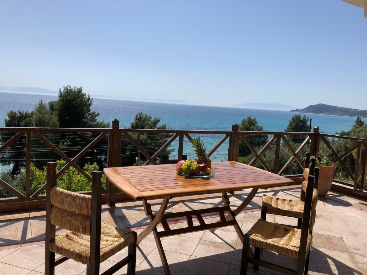 Unique Sea View House Villa Kalandra ภายนอก รูปภาพ
