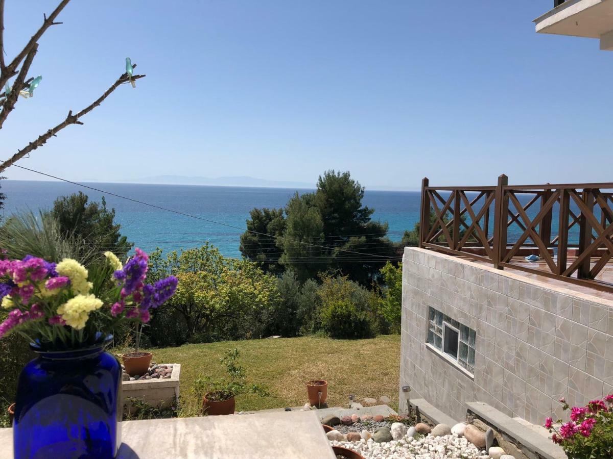 Unique Sea View House Villa Kalandra ภายนอก รูปภาพ